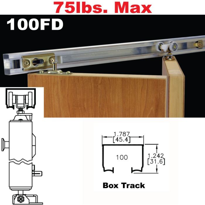 Folding door hardware