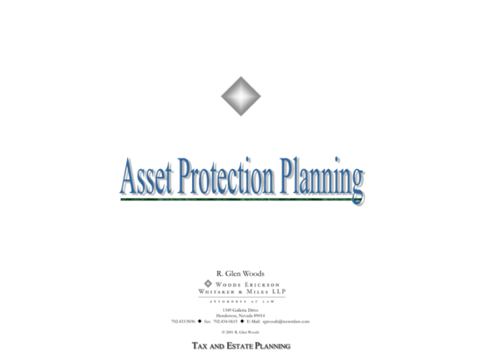 Pa sample asset protection plan