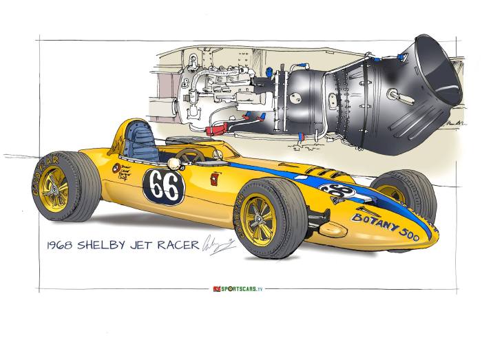 Car indy turbine shelby cars powered race gas 1968 racing heads auction built choose board hemmings