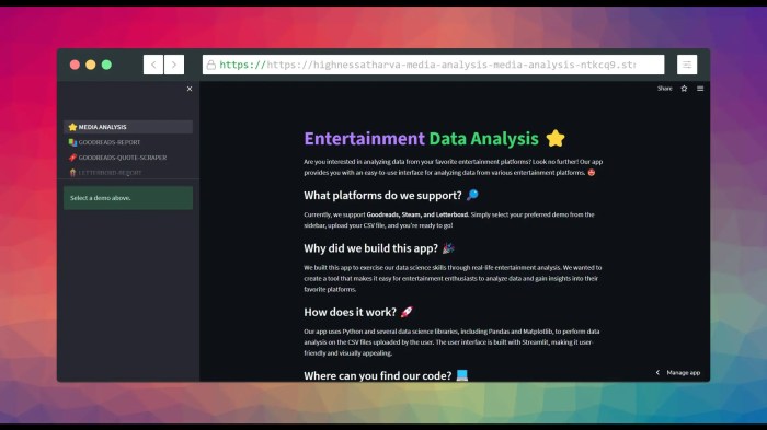 Media convergence server analytics