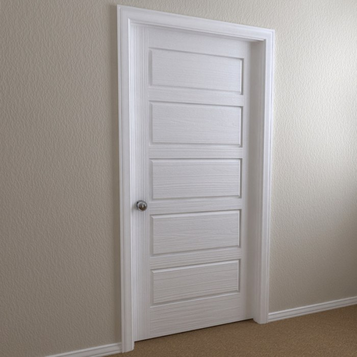 Five panel doors