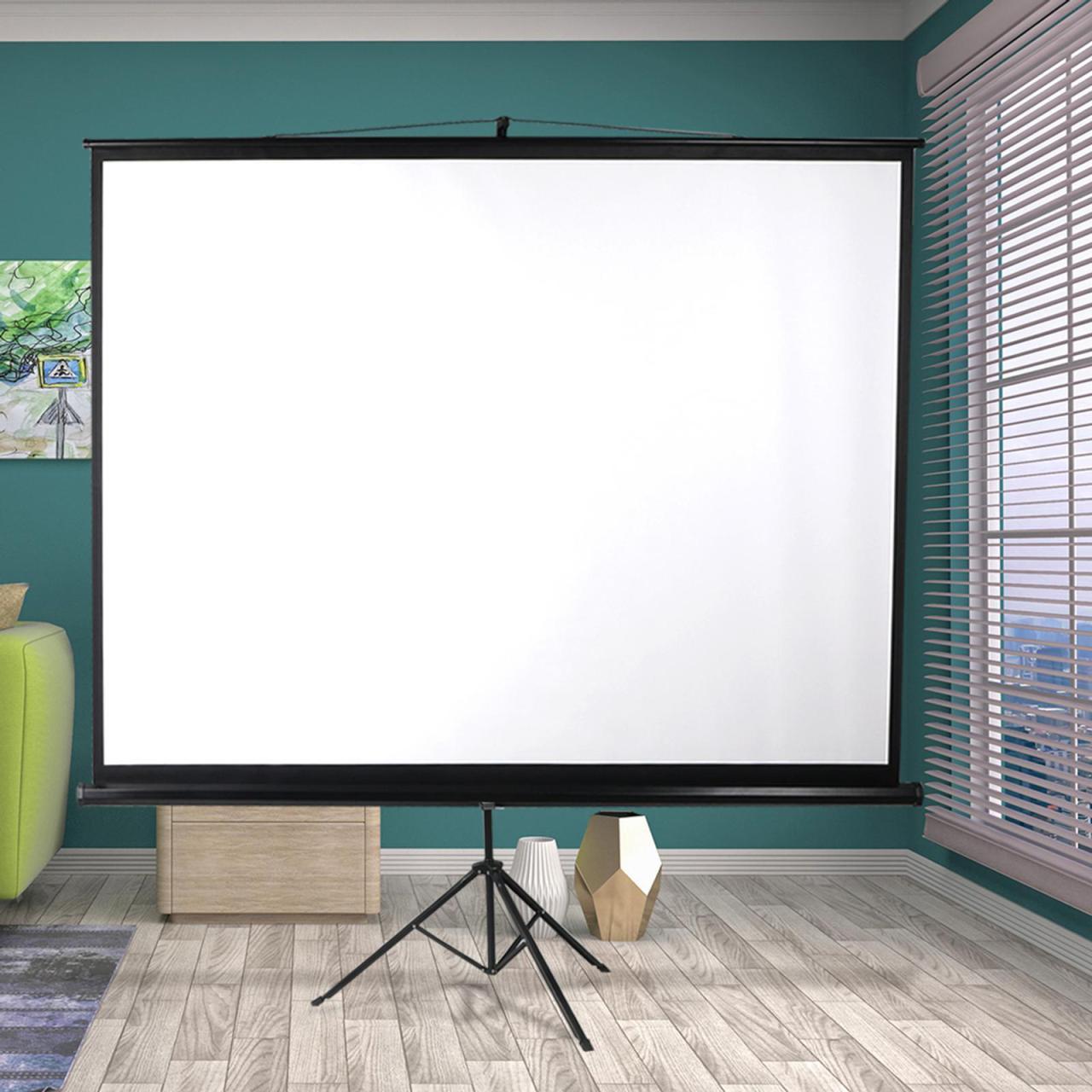 Pop up projector screen