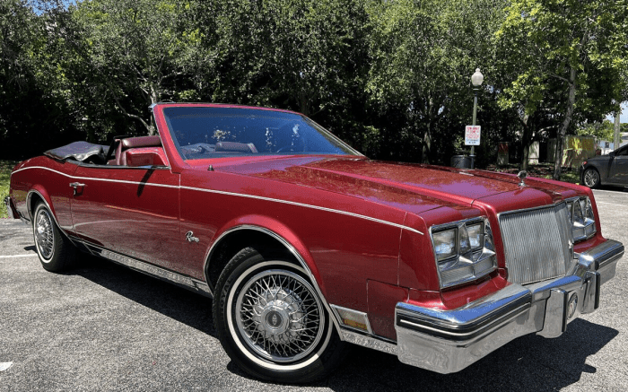 Buick riviera 1985 convertible convertibles last only made big