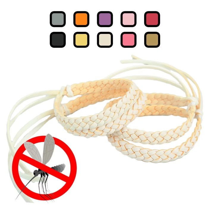 Repellent bracelets and bands