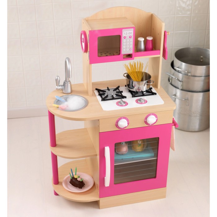 Kitchen play wooden set toy kids chef accessories wood little teamson sets imaginarium reviews toys wayfair burlywood walmart td charming