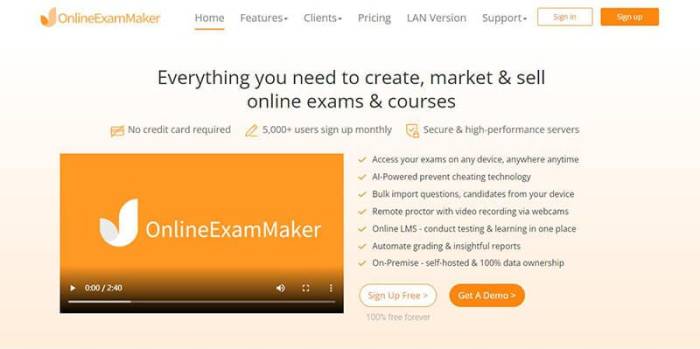 Mini Exams for Quiz Certification Tools