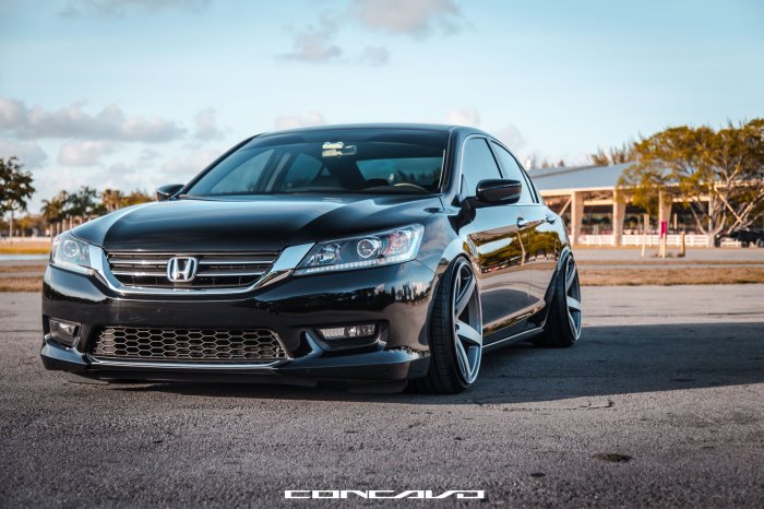 Honda accord black wheels