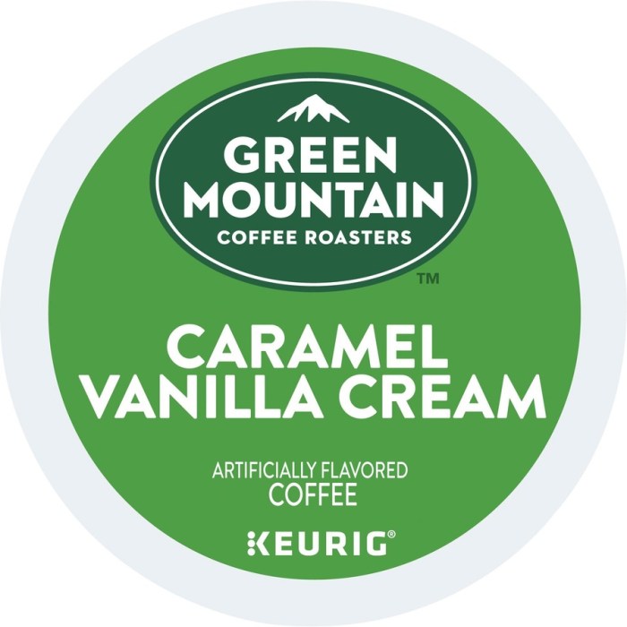 Green mountain caramel vanilla cream