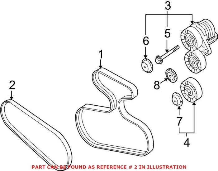 Bmw ribbed v-belt 4pk 803 - 11287552084