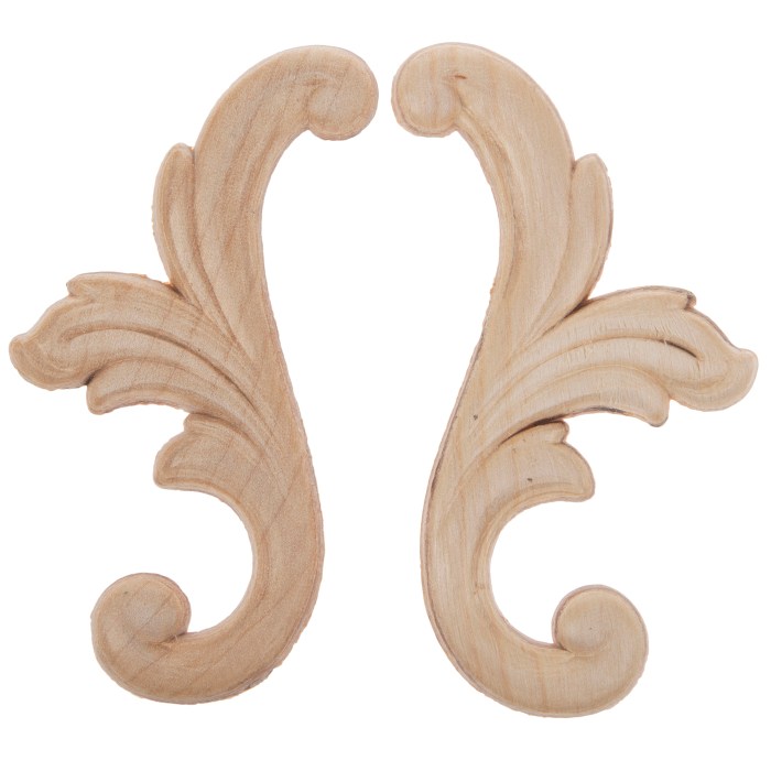 Appliques onlays supply decorators woodwork