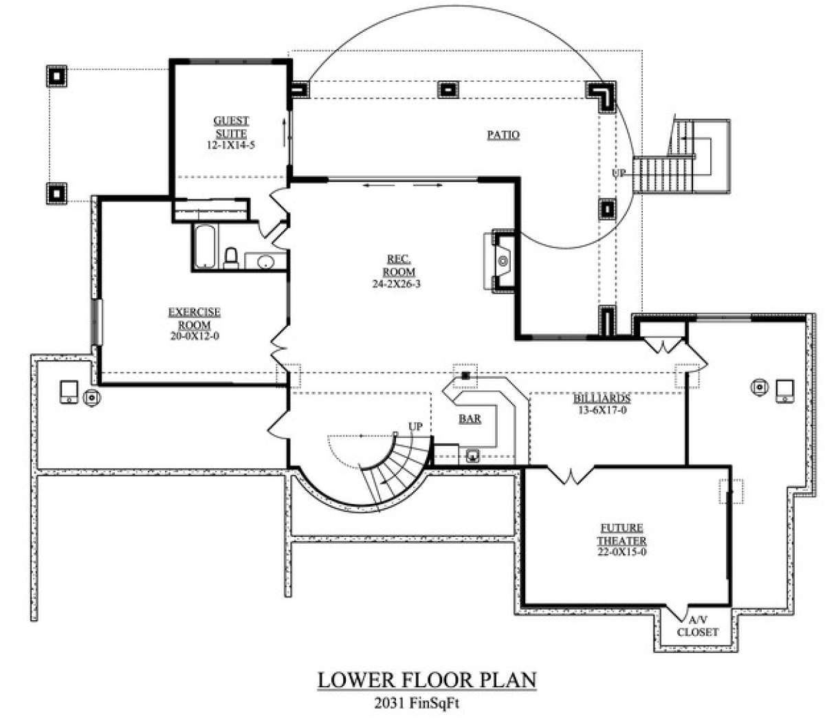 5bdrm south west floor plans