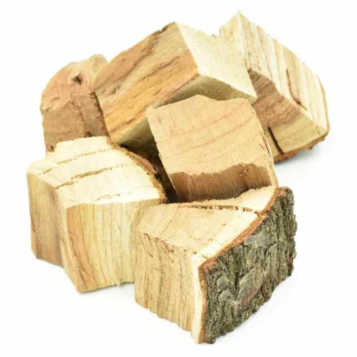 Wood chunks for smoking