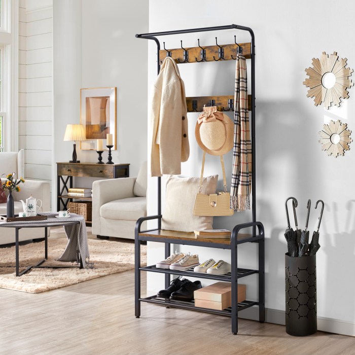 Versatile Hall Tree Bench: Storage for Shoes, Coats, and More