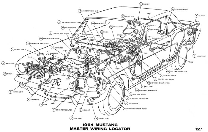 Diagram of 2002 ford mustang pats in steering wheel