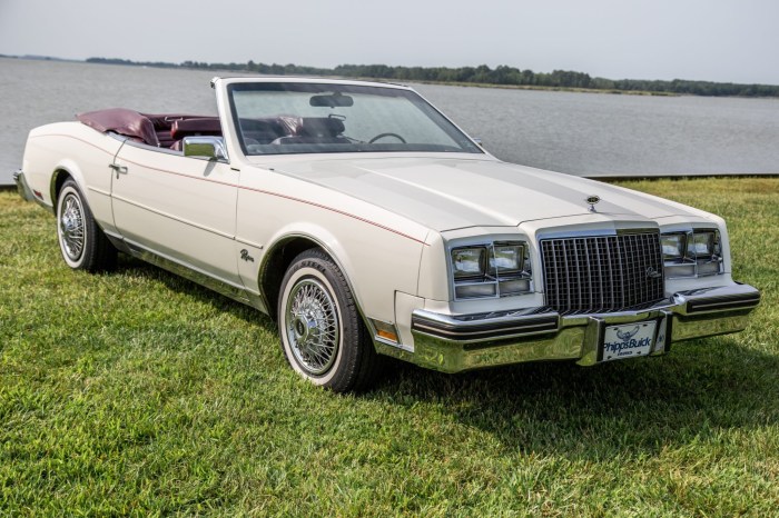 Riviera buick convertible 1985