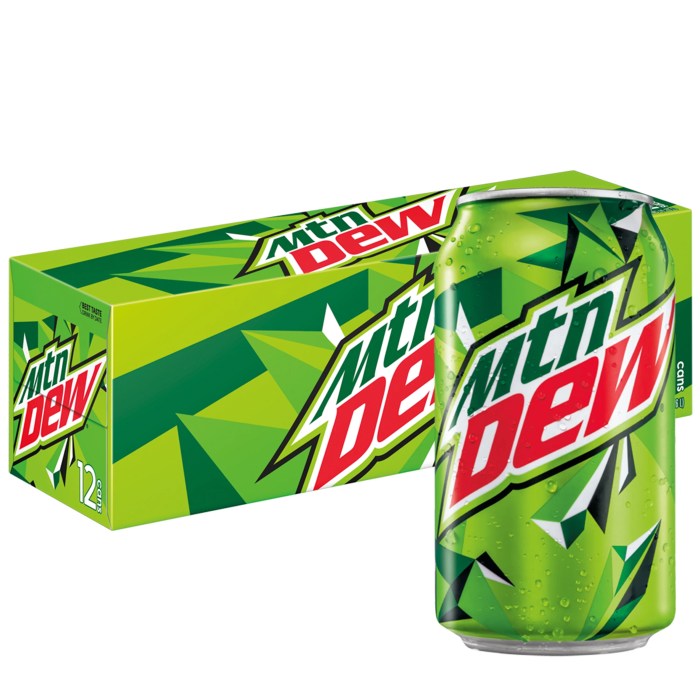 Mountain dew cans