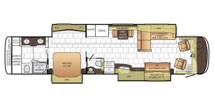 91 newnan mountain aire travel trailor floor plan