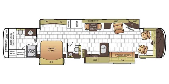 91 newman mountain aire travel trailer floor plan