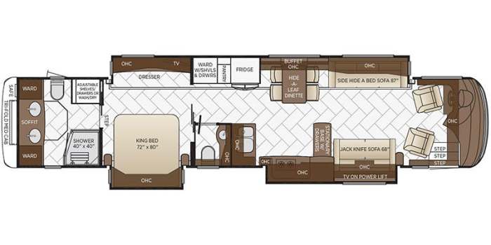 91 newman mountain aire travel trailer floor plan