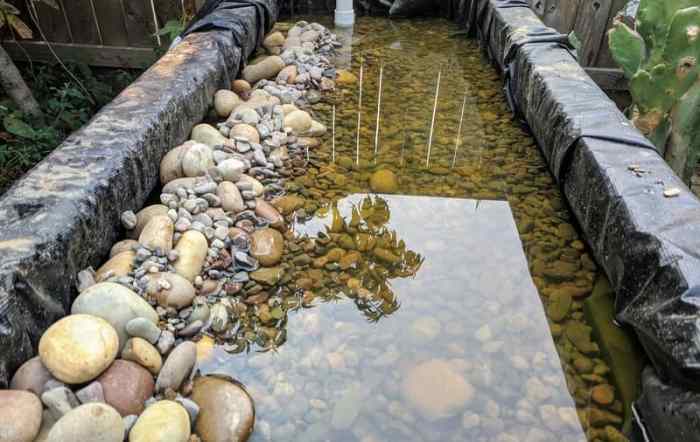 Building a polyurea koi pond