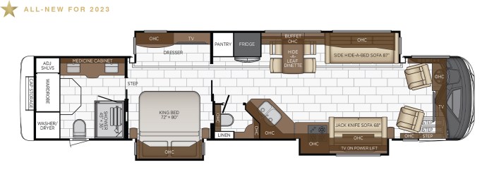 91 newnan mountain aire travel trailor floor plan