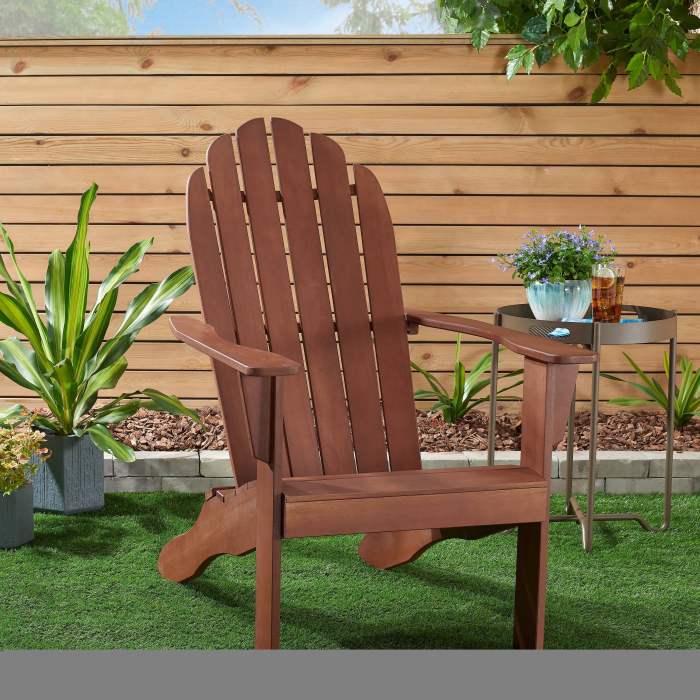 Wood outdoor chairs