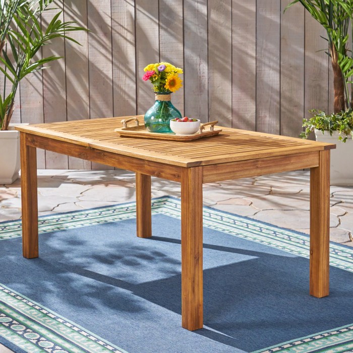 Kitchen wooden table