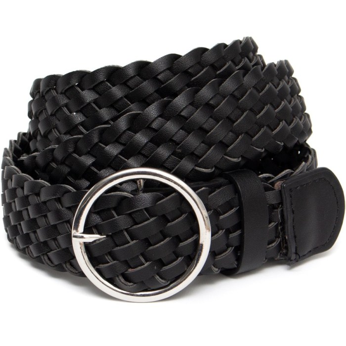 Mens woven belt