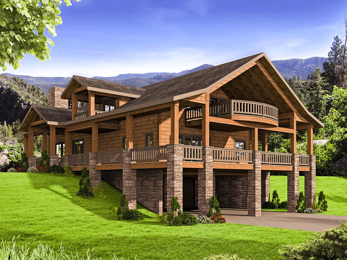 Mountain townhouse multifamily plans