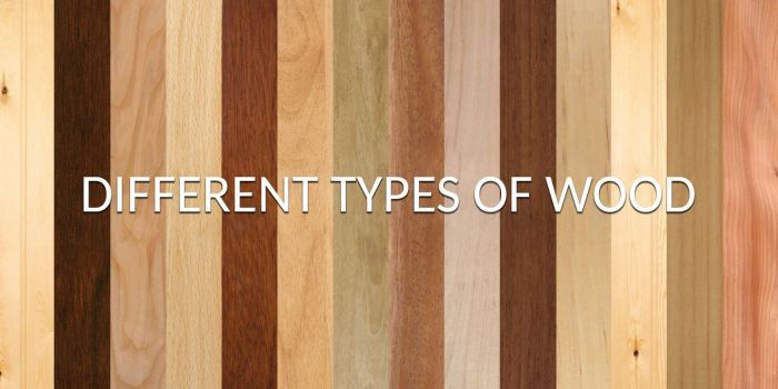 Wood types for furniture