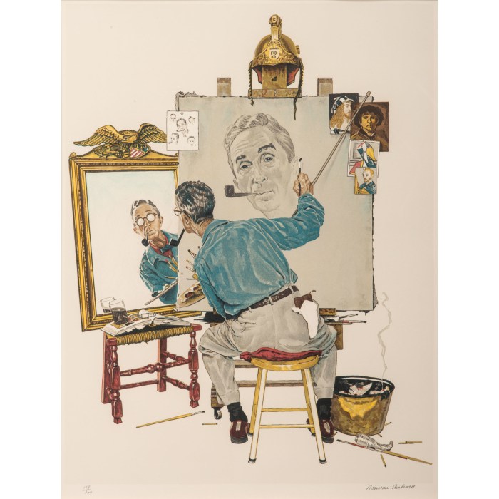 Rockwell norman american 1894 1978 auction fine most