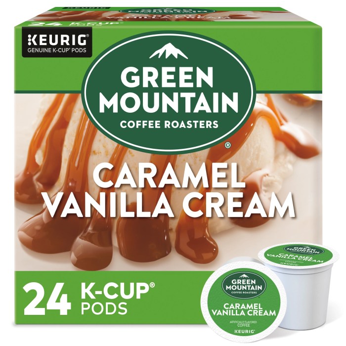 Green mountain caramel vanilla cream