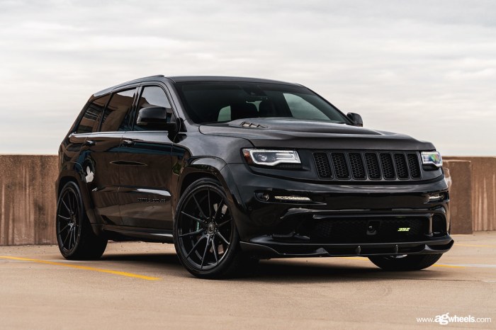 Jeep grand cherokee black wheels