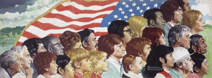 Norman rockwell america post like