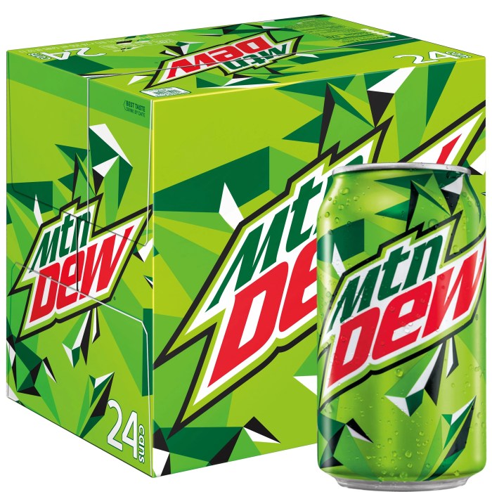 Mountain dew cans