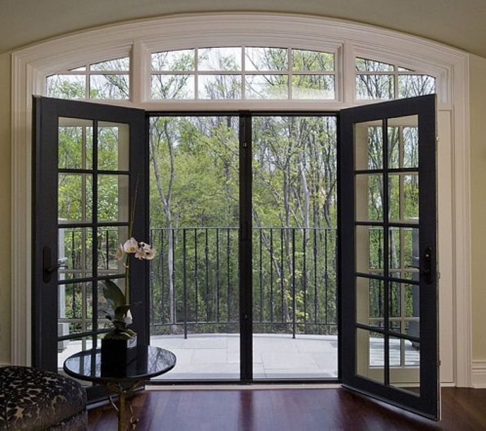 Wood french door