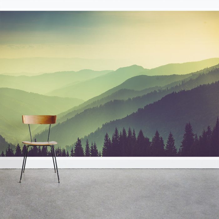 Mountain wall art