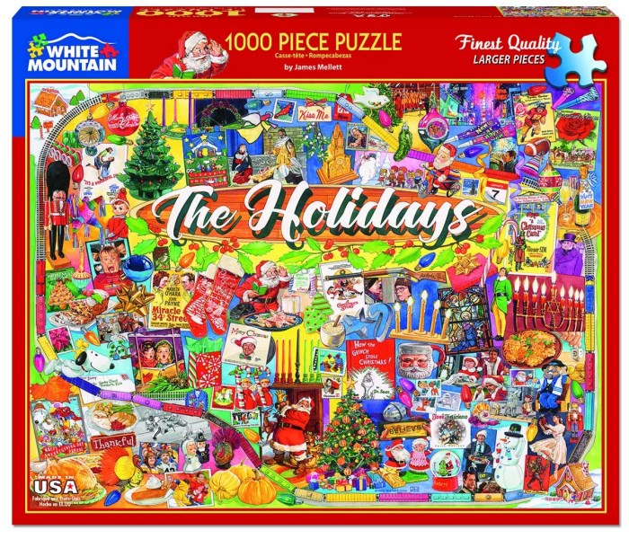 White mountain puzzles 1000 wacky packages puzzle piece pieces walmart