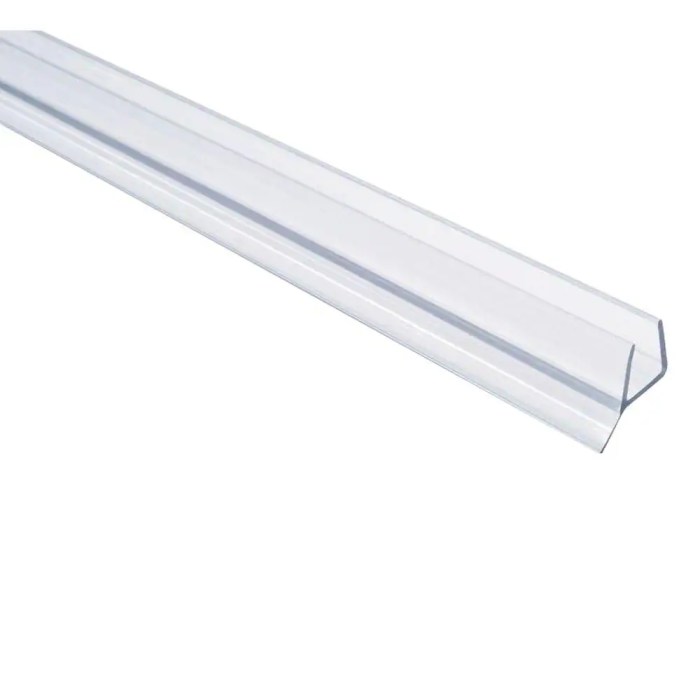 Glass shower door seal