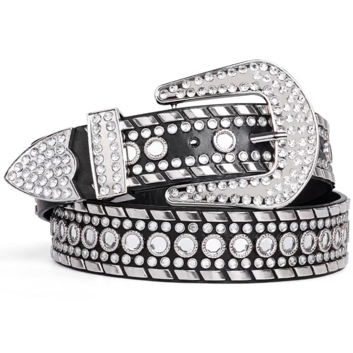 Belt rhinestone