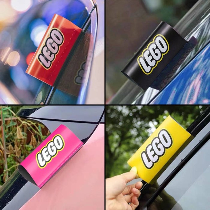 Lego indicar wheel stickers