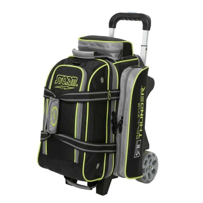 Bowling ball storm rolling bag roller thunder bags plaid grey gray charcoal add walmart