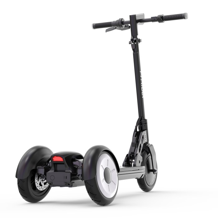 Scooter three trotineta electrica roti scooters pliabila t3 ivelo trivela lei