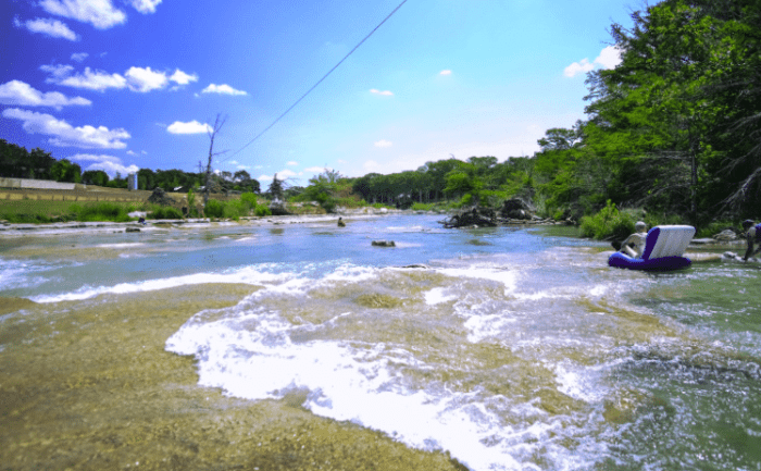 Can you access blanco river in wimberly