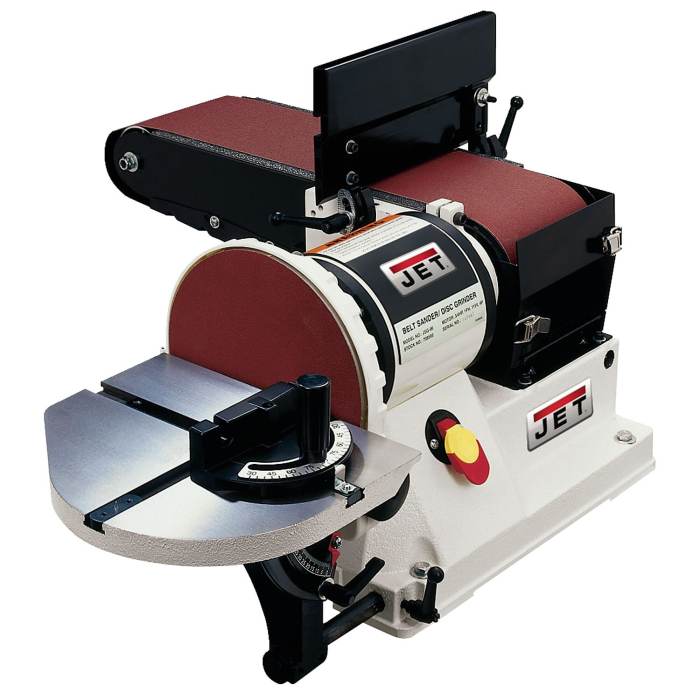 Jet belt sander