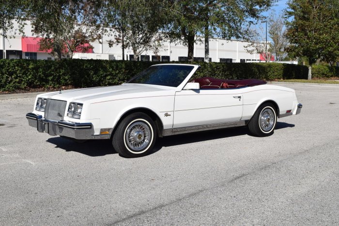 Buick riviera 1984 convertible turbo interior produced factory convertibles back premier