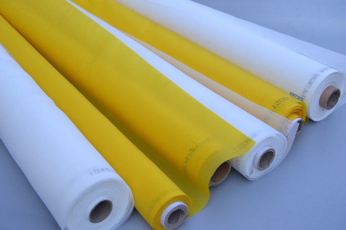 Screen printing mesh