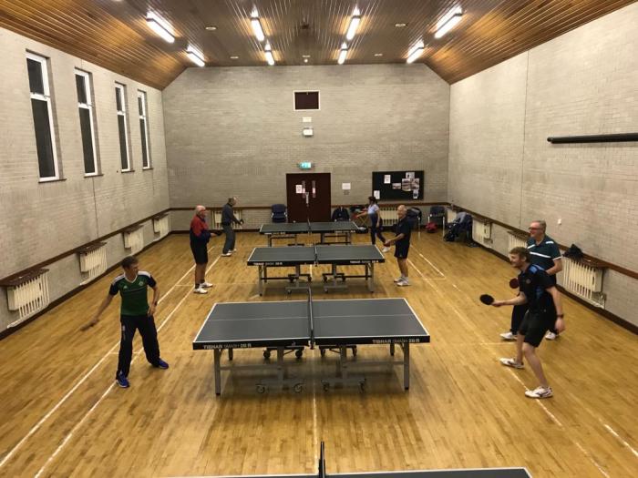 Table tennis club clubs ashford facilities hall room lighting welcome read