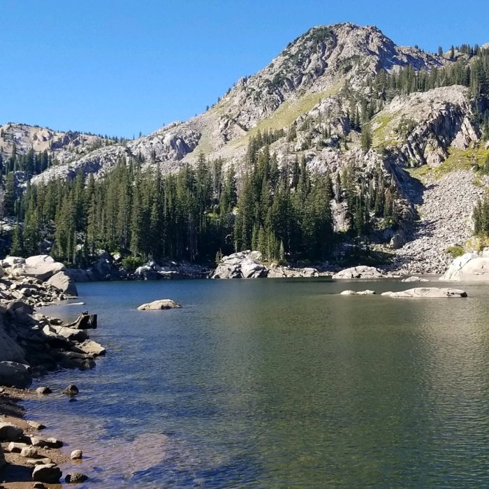 Lake mary wasatch mountains