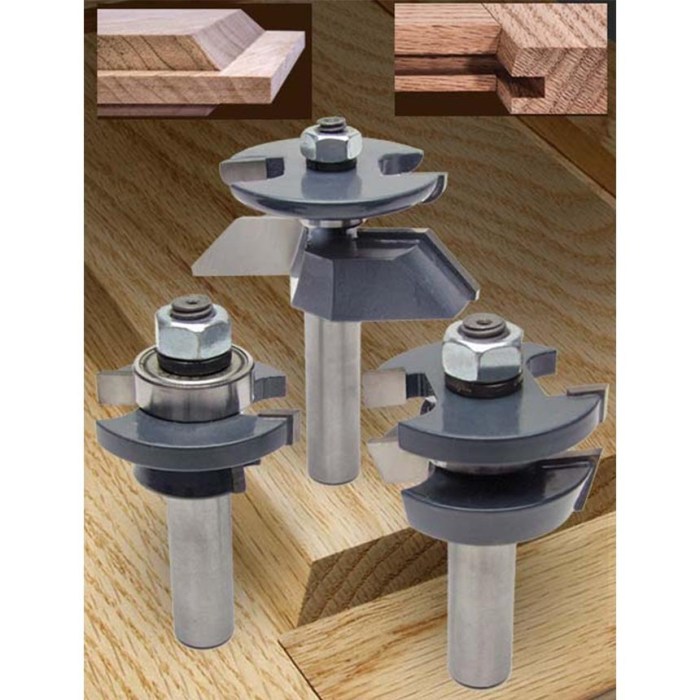 Cabinet door router bits